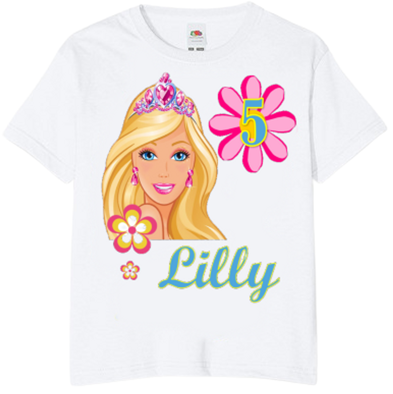 Personalised Barbie Doll Fantasy T-shirt